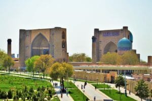 The Bibi-Khanym Mosque.