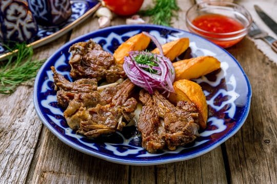 Kazan Kabob Recipe: Traditional Uzbek Fried Meat and Potatoes
