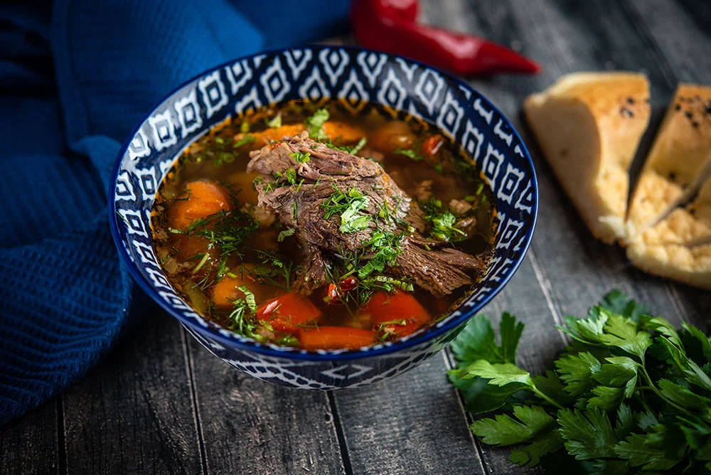 Шурпа с мясом и овощами
