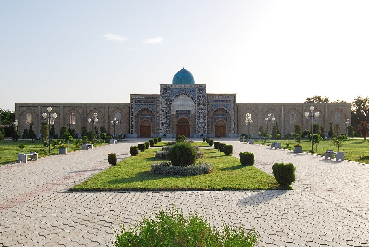 The Kok Gumbaz Mosque in Karshi.