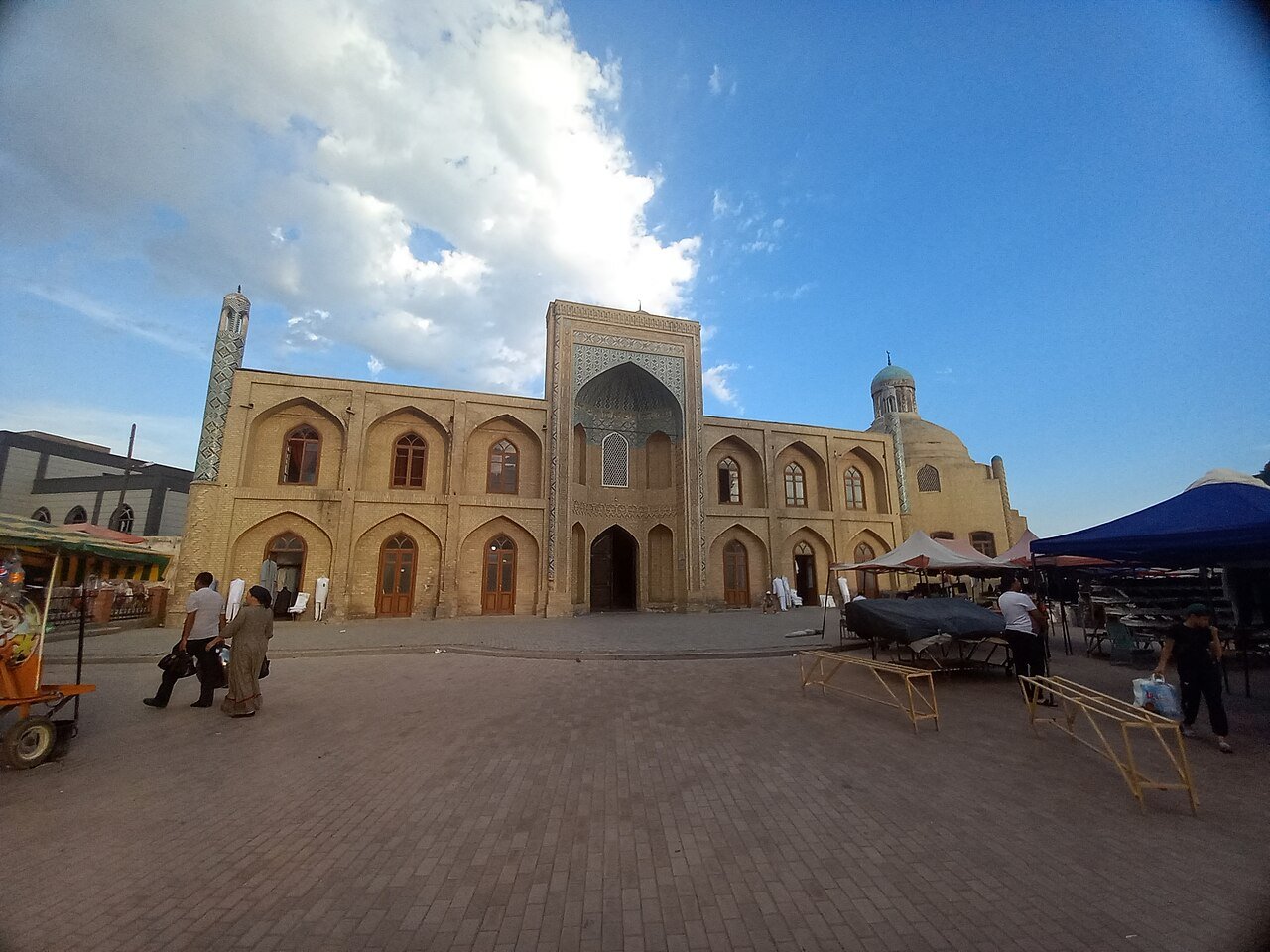 The early twentieth-century Mulla Kyrgyz Madrasa in Namangan.